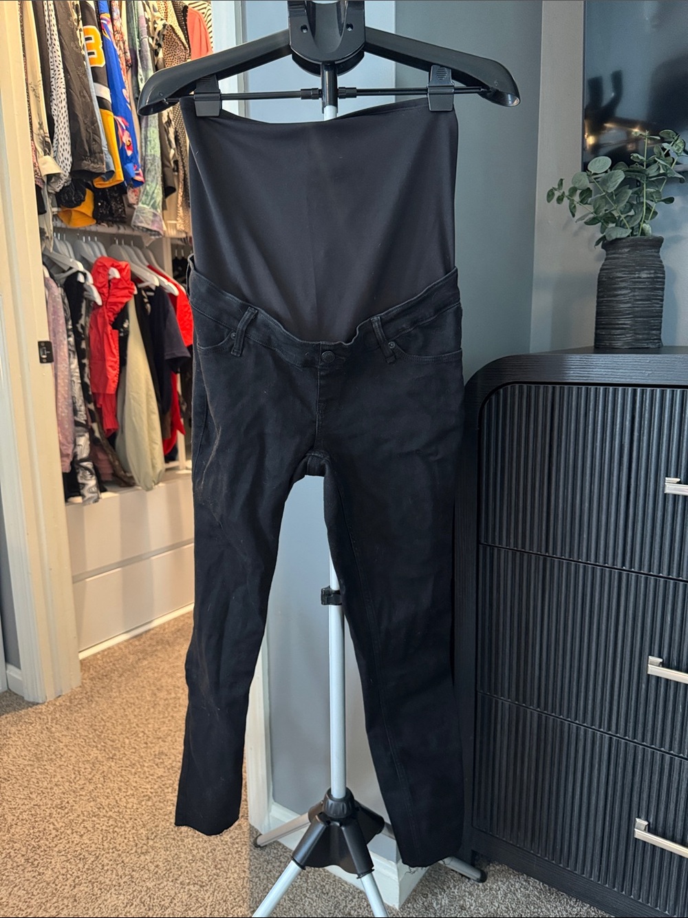 Black Maternity Skinny Jeans